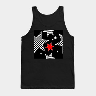 Black and white Abstract Tank Top